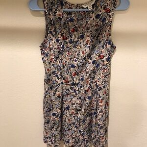 Floral Sleeveless Women's Romper